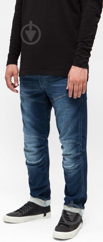 Джинси G-Star RAW 5620 3D Sport Straight Tapered D09159,9487-71 р. 30-32 синій - фото 2