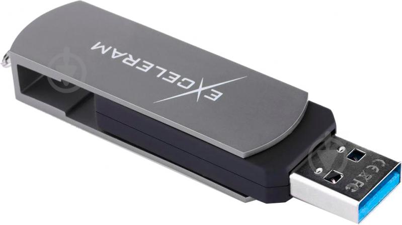 Флеш-память Exceleram P2 Series 16 ГБ USB 2.0 grey (EXP2U2GB16) - фото 1