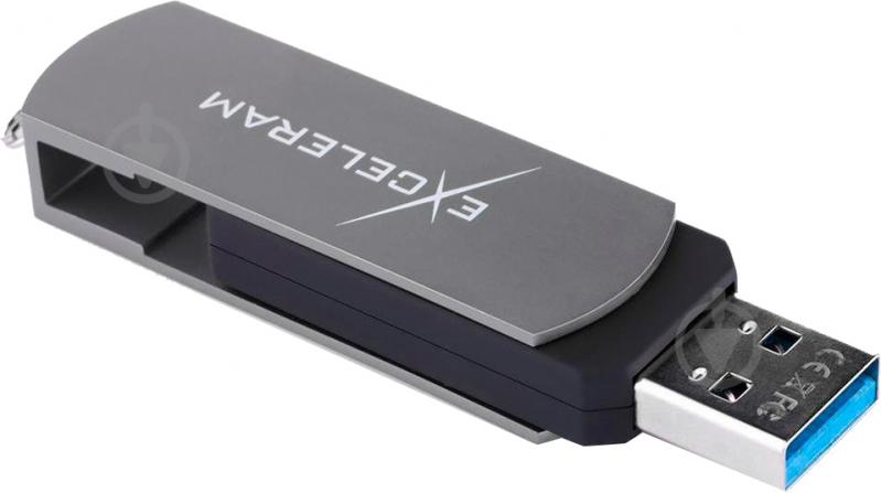 Флеш-память Exceleram P2 Series 32 ГБ USB 2.0 grey (EXP2U2GB32) - фото 1