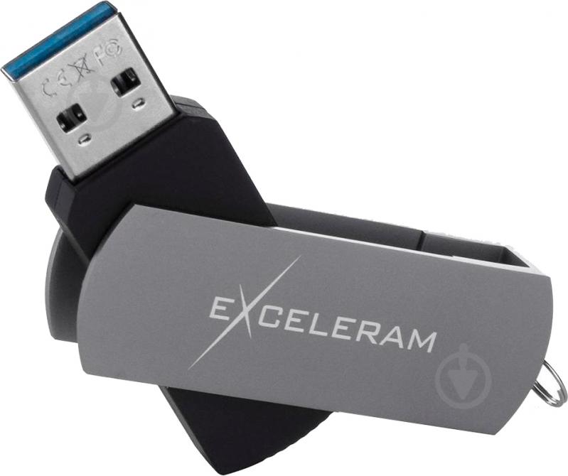 Флеш-память Exceleram P2 Series 32 ГБ USB 2.0 grey (EXP2U2GB32) - фото 4