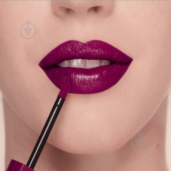 Помада рідка Bourjois ROUGE LAQUE №07 Purpledélique 6 мл - фото 3