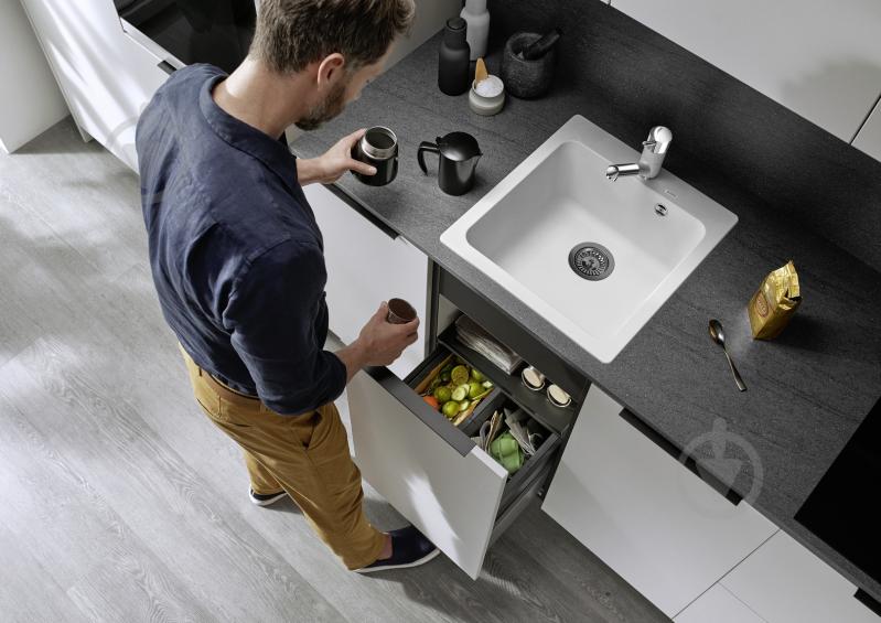 ᐉ Мийка для кухні Blanco 526572 45 silgranit чорний • Краща ціна в ...