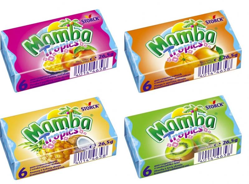 Конфеты жевательные Mamba Тропик 27 г - фото 1