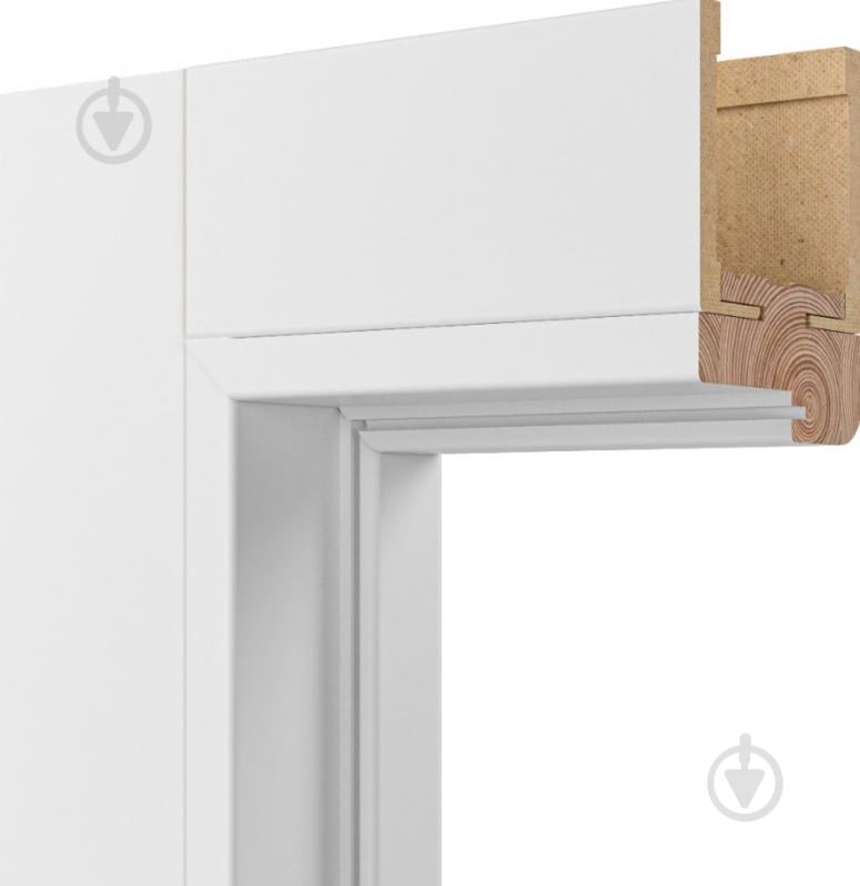 Стійка дверної коробки Гранд Lux + ХДФ 2000x38 мм білий - фото 2 Стійка дверної коробки Гранд Lux + ХДФ 2000x38 мм білий - фото 2