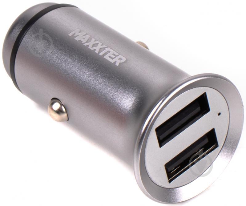 Зарядний пристрій — адаптер прикурювача-USB Maxxter UCC-22A - фото 1