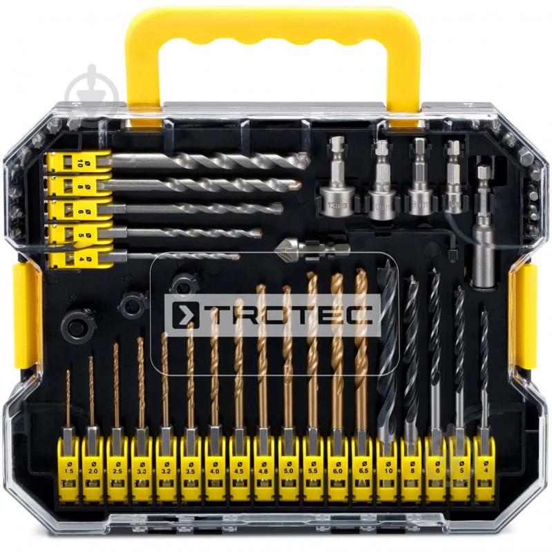Набор бит и сверл Trotec Hexagon Shank Drill and Bit Set 49 шт. DAS302819 - фото 1