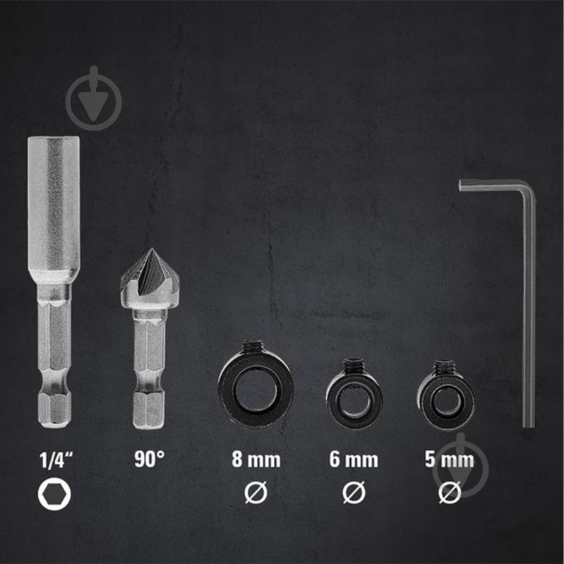 Набор бит и сверл Trotec Hexagon Shank Drill and Bit Set 49 шт. DAS302819 - фото 15