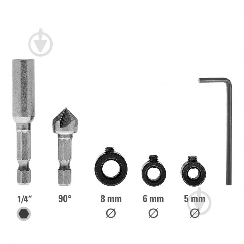 Набор бит и сверл Trotec Hexagon Shank Drill and Bit Set 49 шт. DAS302819 - фото 11