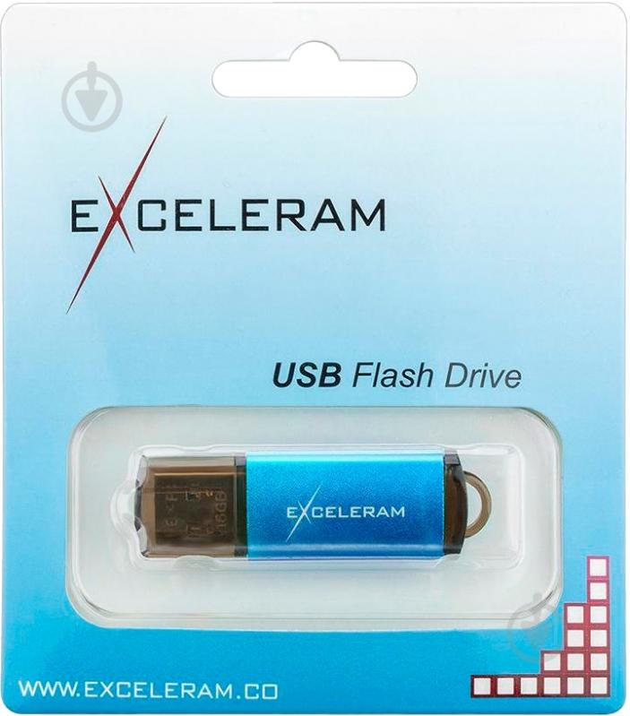 Флеш-память Exceleram A3 Series 32 ГБ USB 2.0 blue (EXA3U2BL32) - фото 8