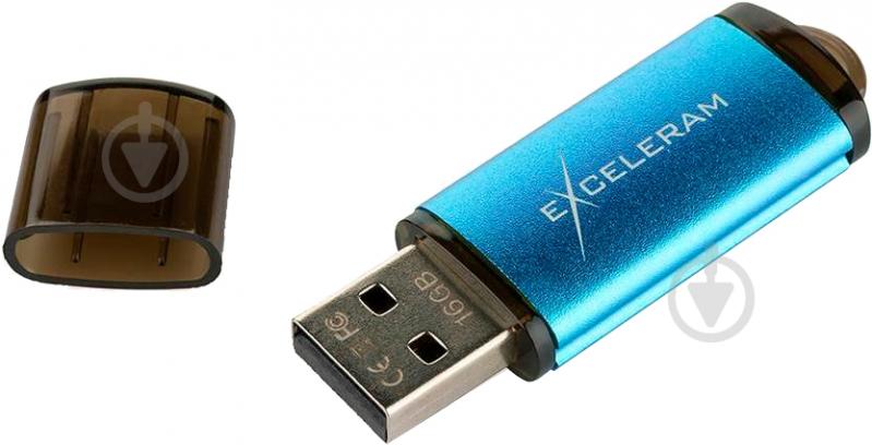 Флеш-память Exceleram A3 Series 32 ГБ USB 2.0 blue (EXA3U2BL32) - фото 4