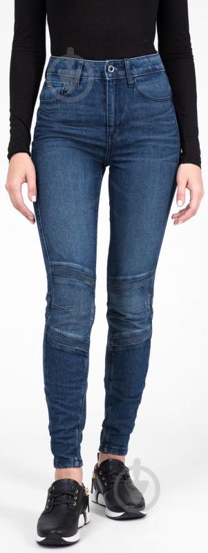 Джинсы G-Star RAW Motac Deconst 3D High Skinny Wmn D09585,8973-9401 р. 26-32 синий - фото 1