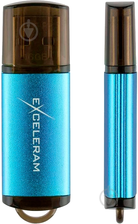 Флеш-пам'ять Exceleram A3 Series 64 ГБ USB 2.0 blue (EXA3U2BL64) - фото 6