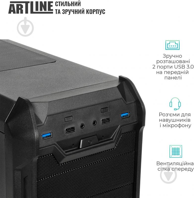 Графическая станция Artline WorkStation W52 (W52v29) black - фото 4