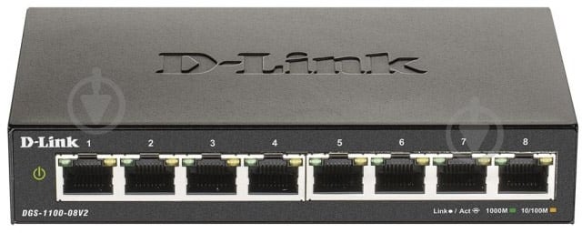 Комутатор D-Link DGS-1100-08V2/E - фото 1