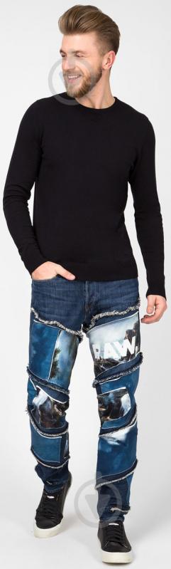 Джинси G-Star RAW Spiraq RFTP patches water 3D slim D10836,9436-71 р. 27-32 синій - фото 4