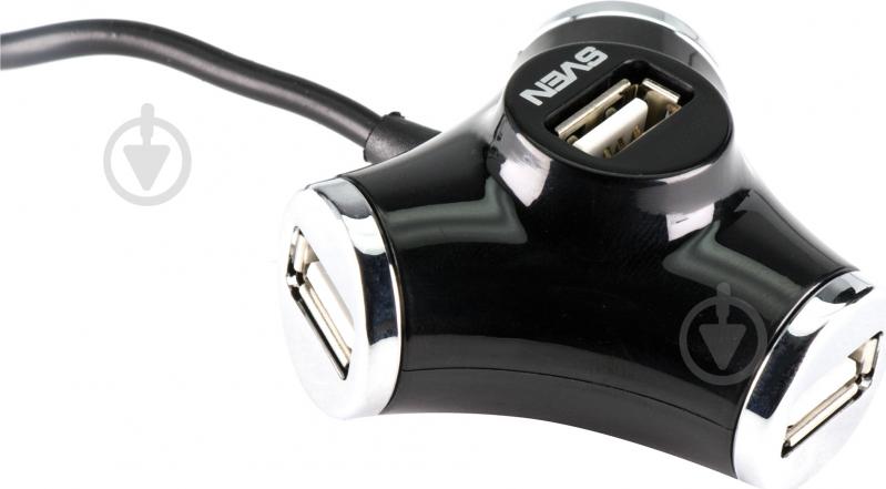 USB-хаб Sven HB-012 4 порта USB 2.0 black - фото 1