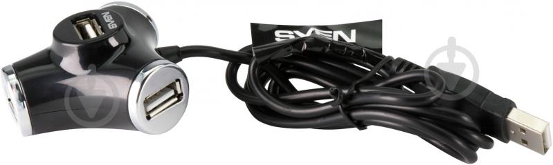 USB-хаб Sven HB-012 4 порта USB 2.0 black - фото 2