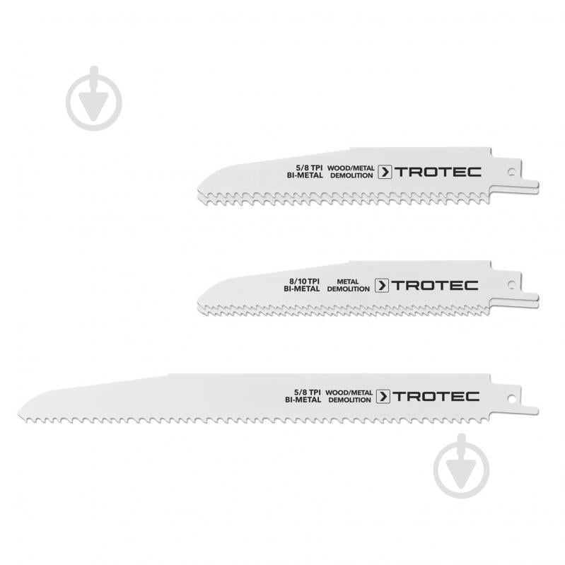 Набор пилочек для сабельной пилы Trotec 5 pieces Wood/Metal Set 5 шт. DAS302822 - фото 1 Набор пилочек для сабельной пилы Trotec 5 pieces Wood/Metal Set 5 шт. DAS302822 - фото 1