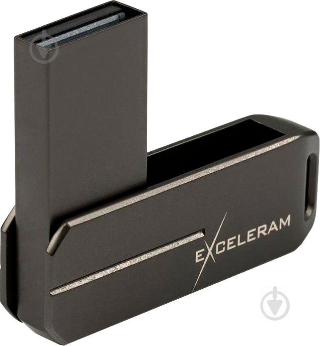 Флеш-пам'ять Exceleram U3 Series 32 ГБ USB 2.0 dark (EXP2U2U3D32) - фото 4