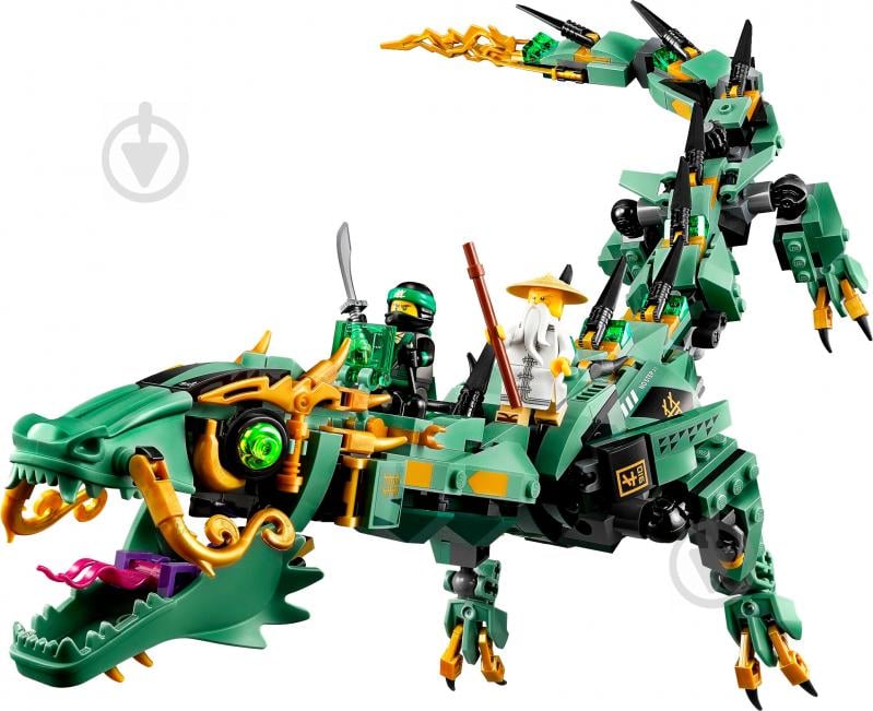 Конструктор LEGO Ninjago Механический дракон зеленого ниндзя 70612 - фото 9