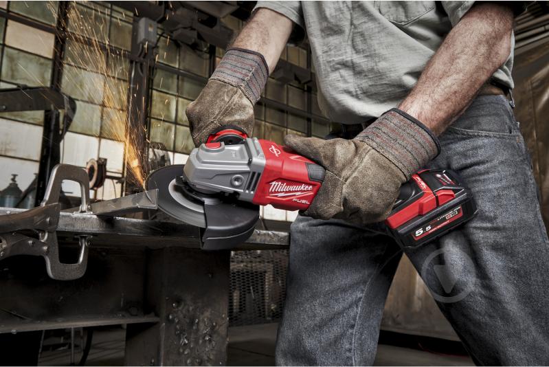 Болгарка (угловая шлифмашина) Milwaukee M18 FHSAG125XB-552X 4933471079 - фото 2