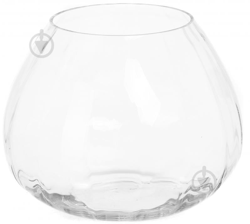 Ваза скляна Wrzesniak Glassworks Stripe 17-7127R 20,5 см - фото 1