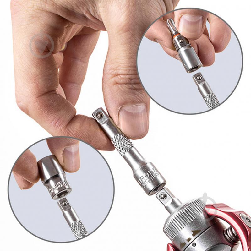 Набір біт і викрутка Trotec Bit and Socket Wrench Set (6200001005) DAS302815 - фото 13 Набір біт і викрутка Trotec Bit and Socket Wrench Set (6200001005) DAS302815 - фото 13