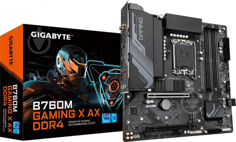 Материнська плата Gigabyte B760M_GAMING_X_AX (Socket 1700, Intel B760, micro ATX) - фото 6