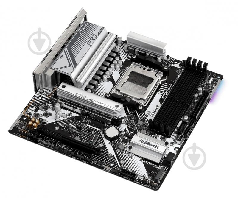 Материнская плата ASRock B650M_PRO_RS (Socket AM5, AMD B650, micro ATX) - фото 3