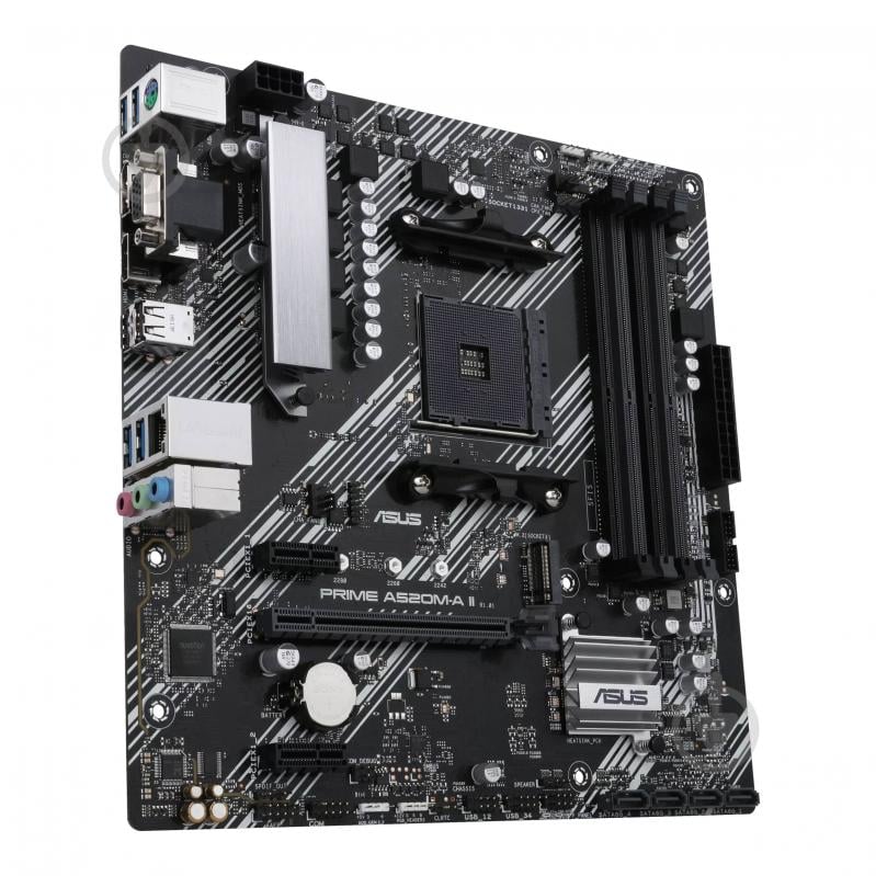 Материнская плата Asus 90MB17H0-M0EAYC (Socket AM4, AMD A520, micro ATX) - фото 2