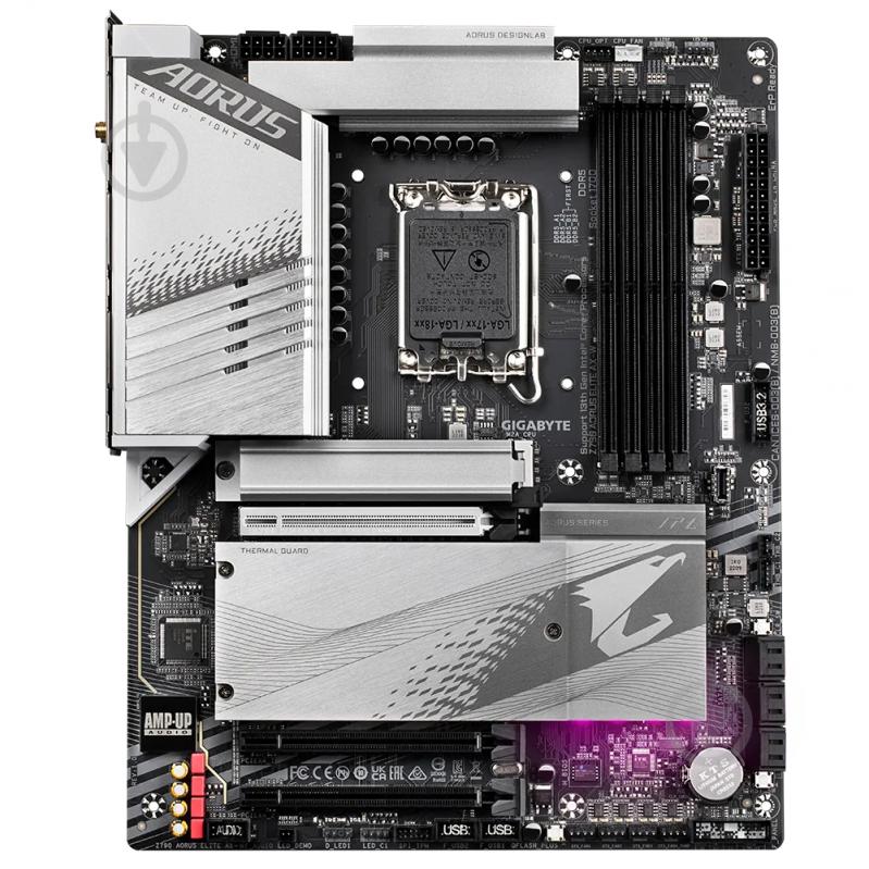 Материнська плата Gigabyte Z790 AORUS ELITE AX-W (Socket 1700, Intel Z790, ATX) - фото 1