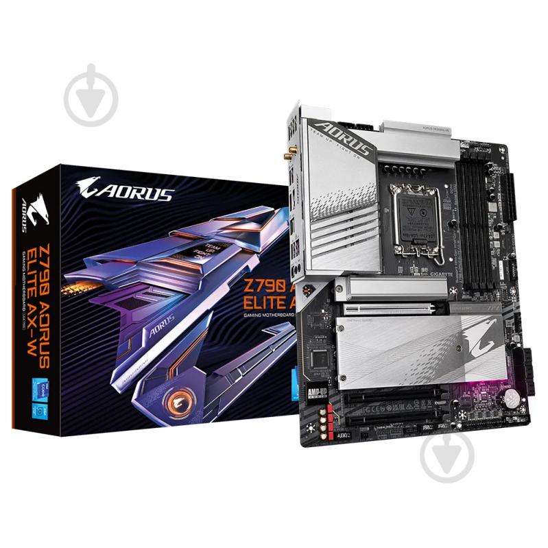 Материнська плата Gigabyte Z790 AORUS ELITE AX-W (Socket 1700, Intel Z790, ATX) - фото 5