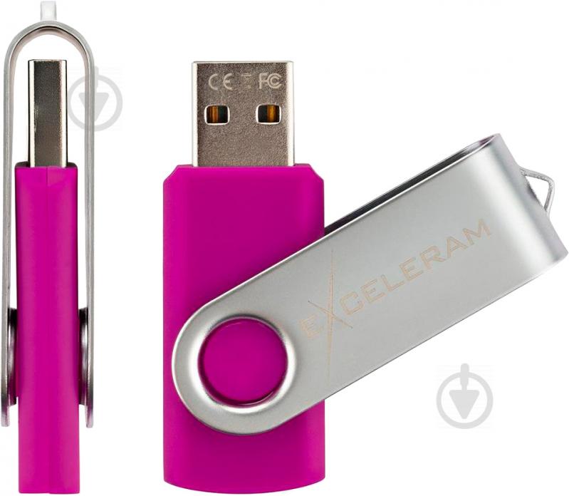 Флеш-пам'ять Exceleram P1 Series 32 ГБ USB 2.0 purple (EXP1U2SIPU32) - фото 5