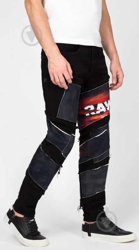 Джинси G-Star RAW Spiraq RFTP patches eclips 3D slim D12134,A926-71 р. 29-32 синій - фото 2