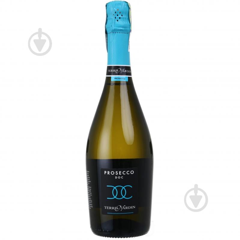 Вино игристое Terre Nardin Prosecco Extra Dry DOC 0,75 л - фото 1