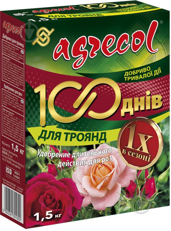 Добриво мінеральне Agrecol «100 днів» для троянд 1,5 кг - фото 1