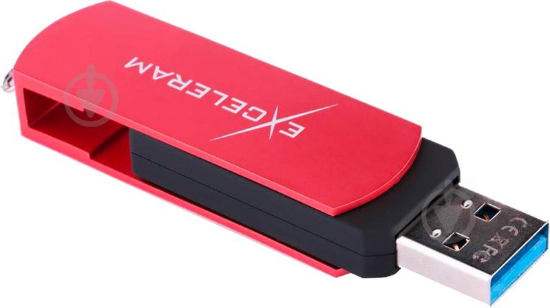 Флеш-пам'ять Exceleram P2 Series 128 ГБ USB 3.1 red (EXP2U3REB128) - фото 1