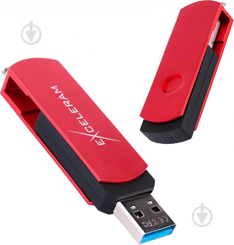 Флеш-пам'ять Exceleram P2 Series 128 ГБ USB 3.1 red (EXP2U3REB128) - фото 5