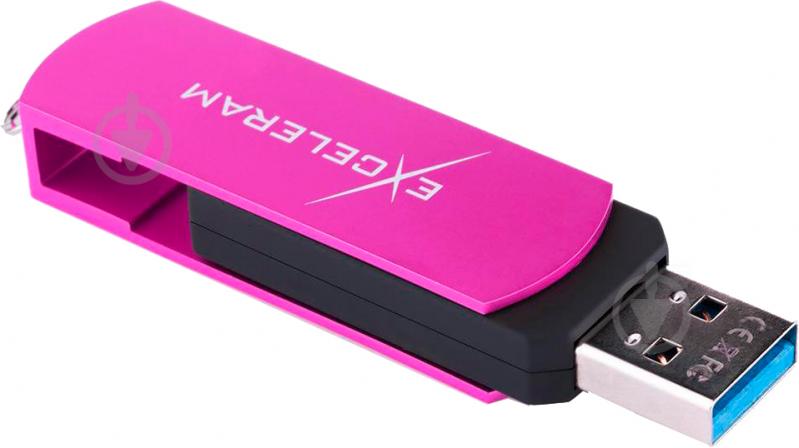 Флеш-пам'ять Exceleram P2 Series 128 ГБ USB 3.1 purple (EXP2U3PUB128) - фото 1