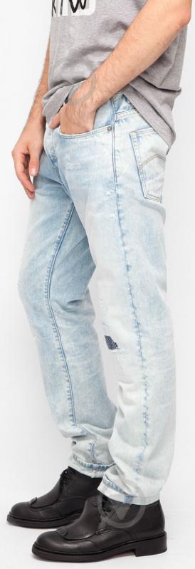 Джинсы G-Star RAW 3301 Tapered 51003,7595-8310 р. 34-32 голубой - фото 2