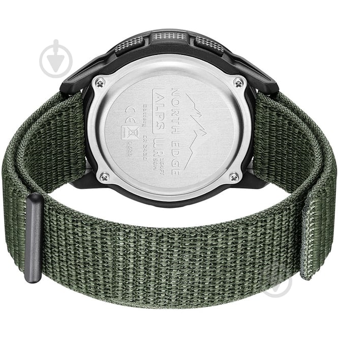 Часы тактические Alps с компасом army green North Edge (1478) - фото 14