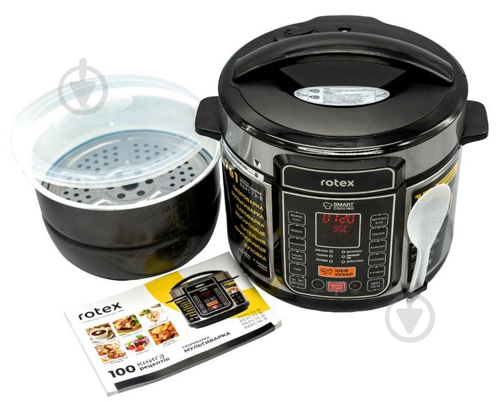 Мультиварка-скороварка Rotex REPC 73-B - фото 4