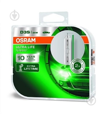 Автолампа ксенонова Osram Xenarc Ultra Life D3S 35 Вт 2 шт.(OS66340ULTDUOBOX) - фото 2