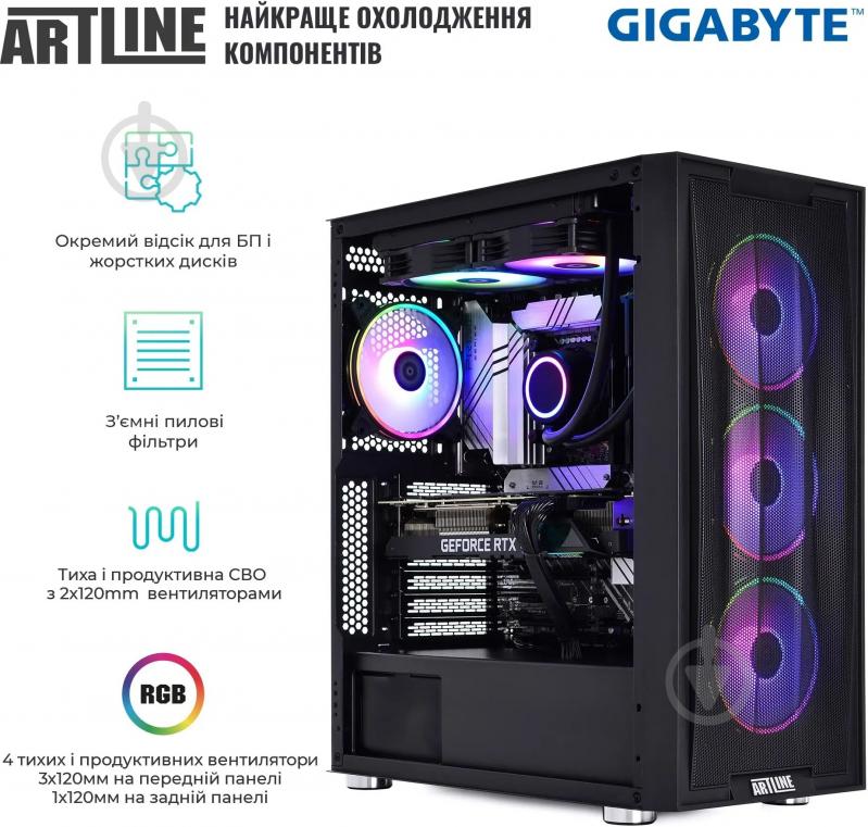 Компьютер Artline Gaming X89 (X89v23) black - фото 3