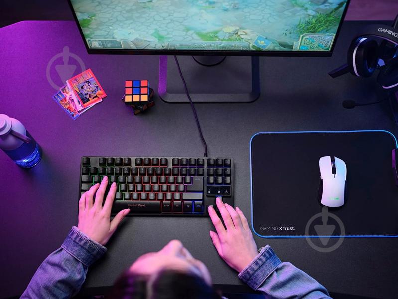 Мышь Trust GXT 923 YBAR Wireless white (24889) - фото 2