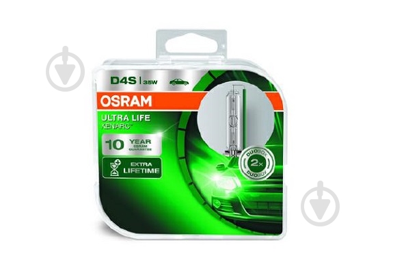 Автолампа ксенонова Osram Xenarc Ultra Life D4S 35 Вт 2 шт.(OS66440ULTDUOBOX) - фото 1