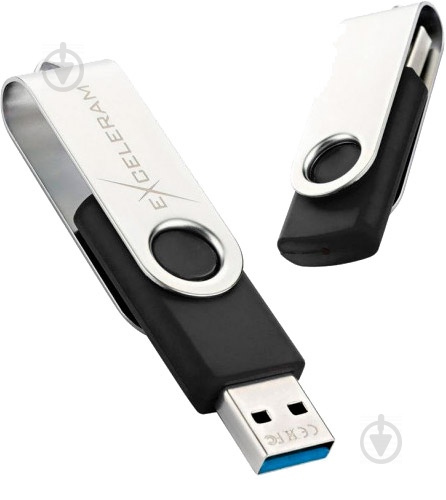 Флеш-пам'ять USB Exceleram P1 Series 128 ГБ USB 3.1 GEN 1 silver (EXP1U3SIB128) - фото 2