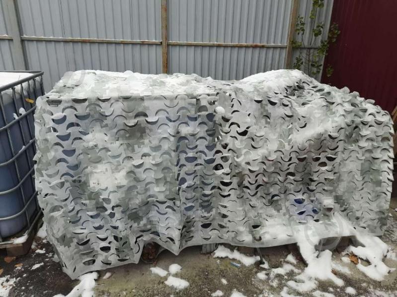 Сетка маскировочная Ecobag из спанбонда 1,6x10 м. Зима (серая) - фото 2 Сетка маскировочная Ecobag из спанбонда 1,6x10 м. Зима (серая) - фото 2