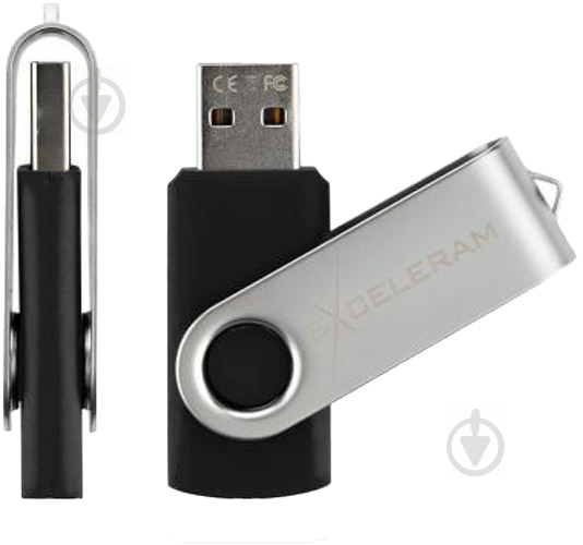 Флеш-пам'ять USB Exceleram P1 Series 64 ГБ USB 3.1 GEN 1 silver (EXP1U3SIB64) - фото 4