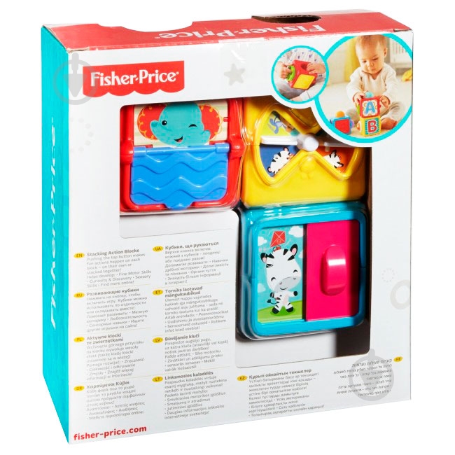 Кубики Fisher Price Яркие DHW15 - фото 8